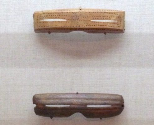 Inuit snow goggles