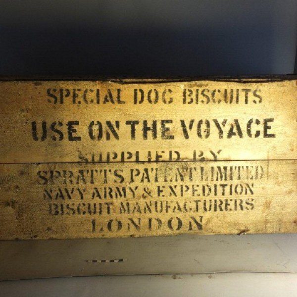 Antarctic Heritage Trust - dog biscuit box
