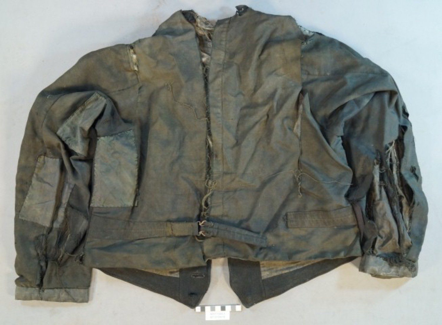 A makeshift jacket made by the Ross Sea Party members