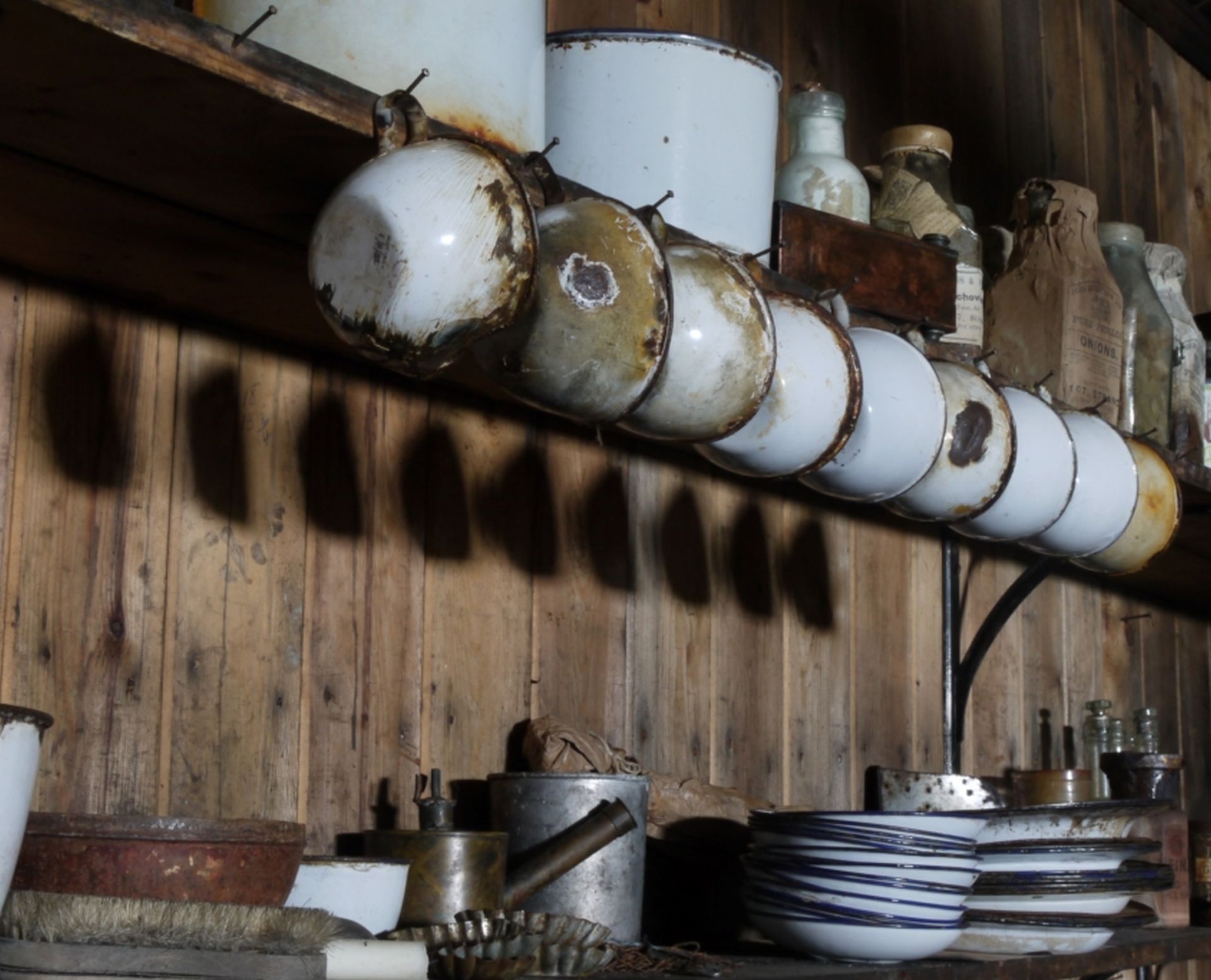 The galley at the Cape Evans Hut