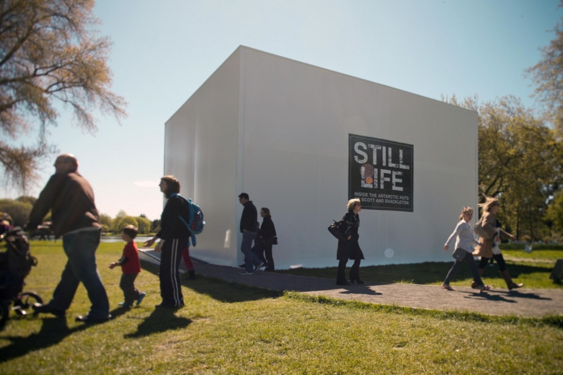 The Still Life Exhibition in Hagley Park, Christchurch, 2012.