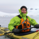 Olympic kayaker Mike Dawson in the Antarctic Peninsula