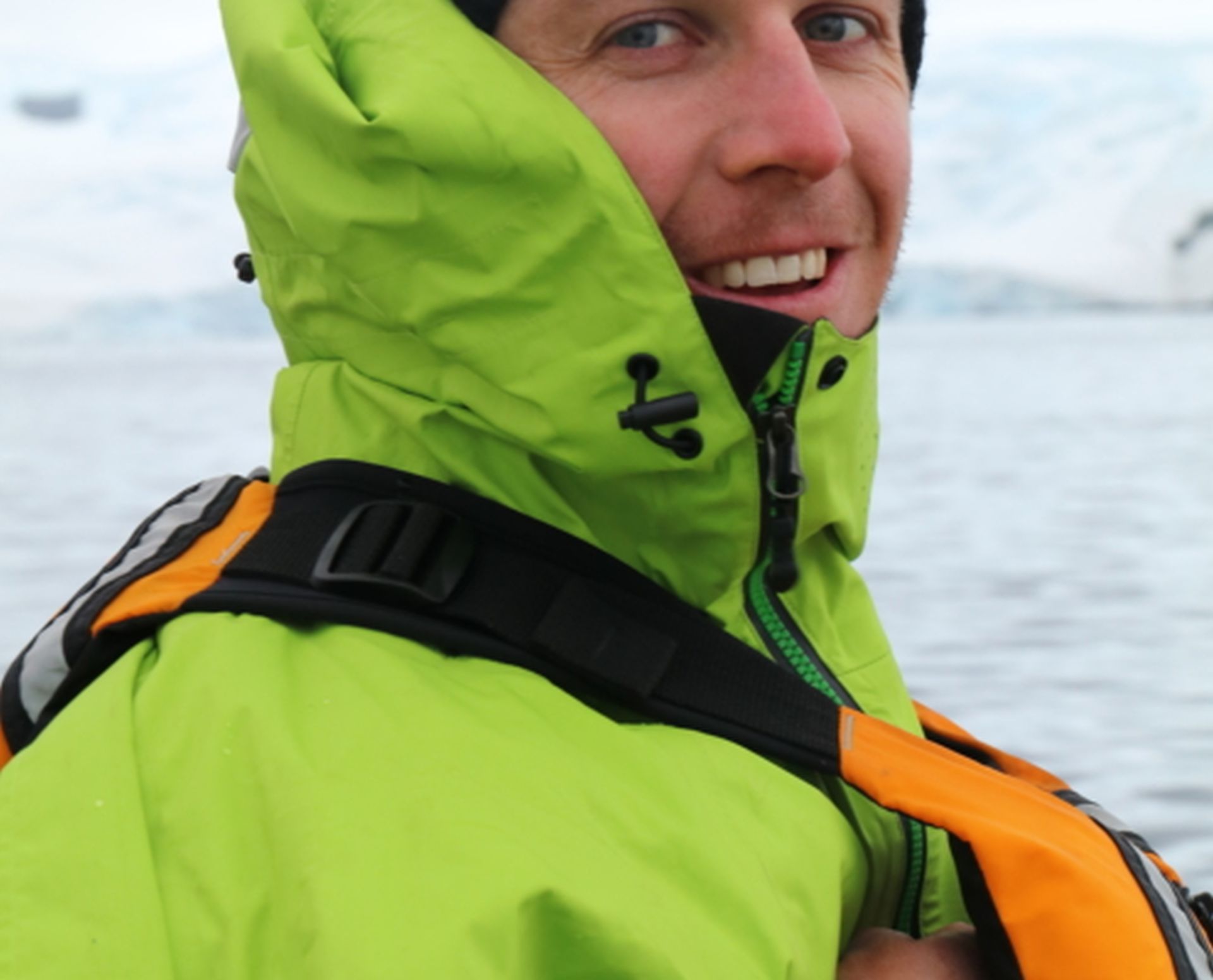 Mike in Antarctica