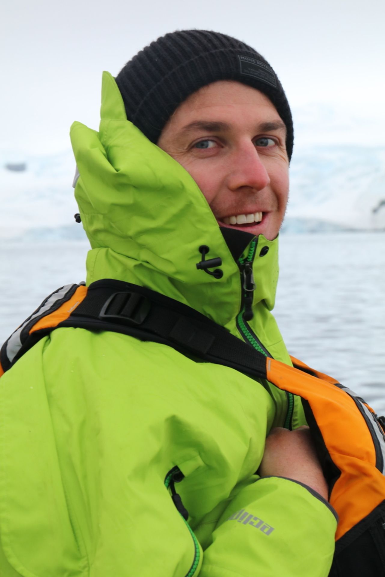 Mike in Antarctica