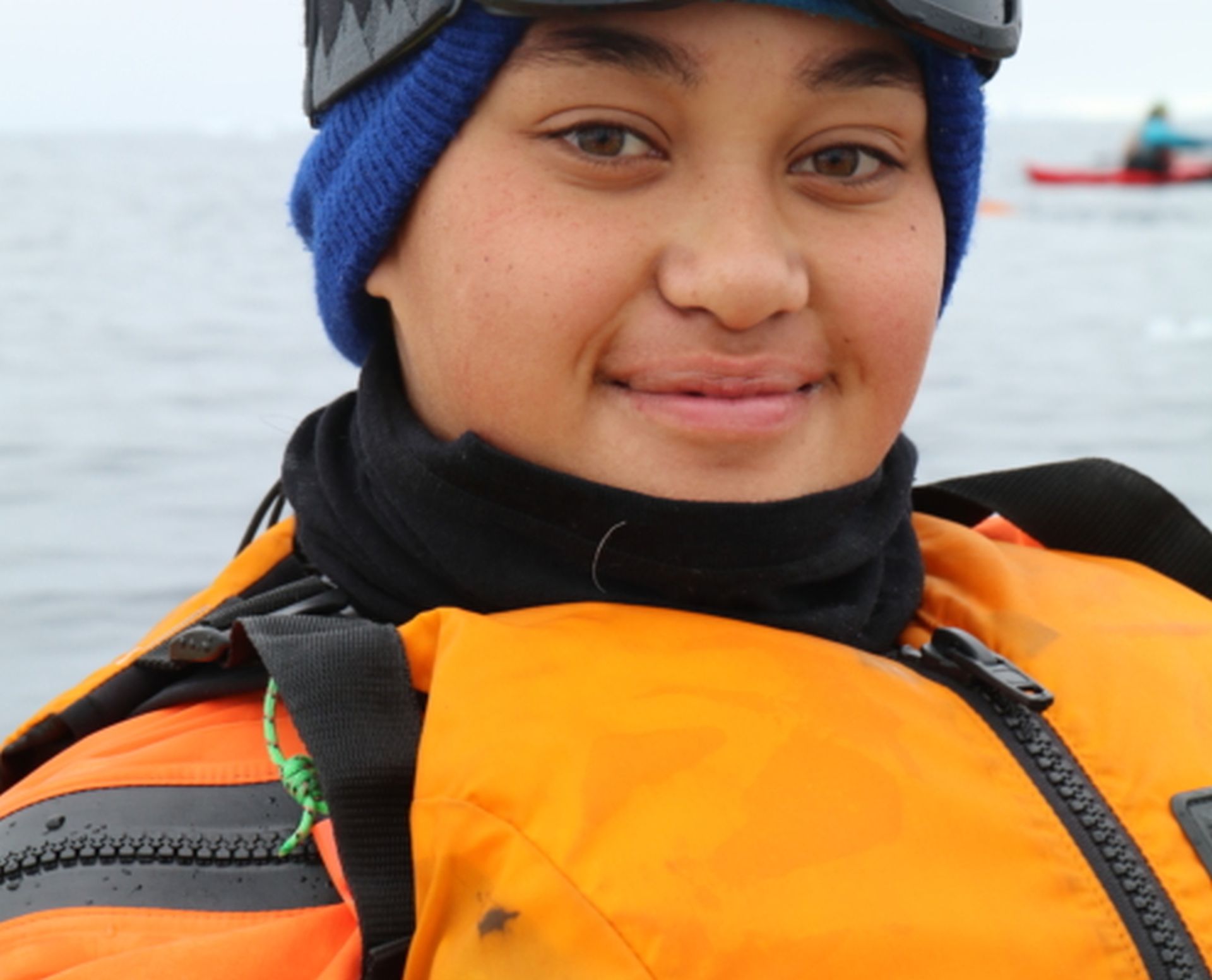 Jaylee in Antarctica