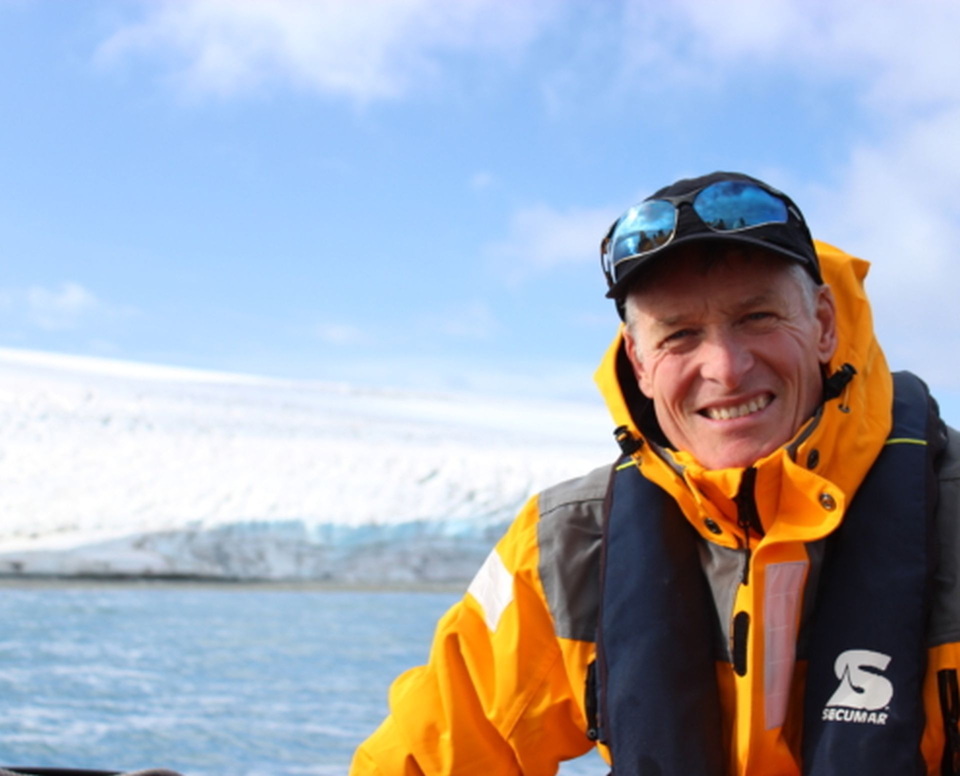 Marcus in Antarctica