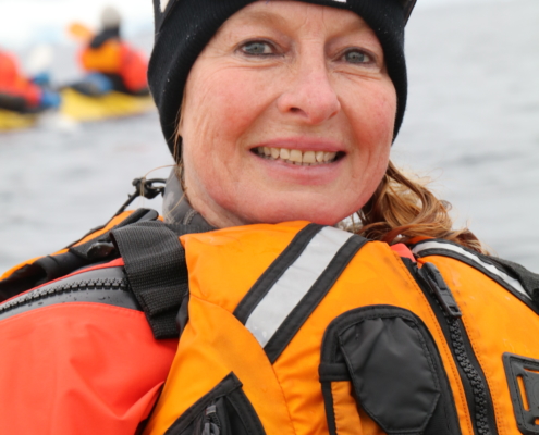 Shauna in Antarctica
