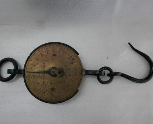 The scales were likely used to weigh items ahead of sledging expeditions.