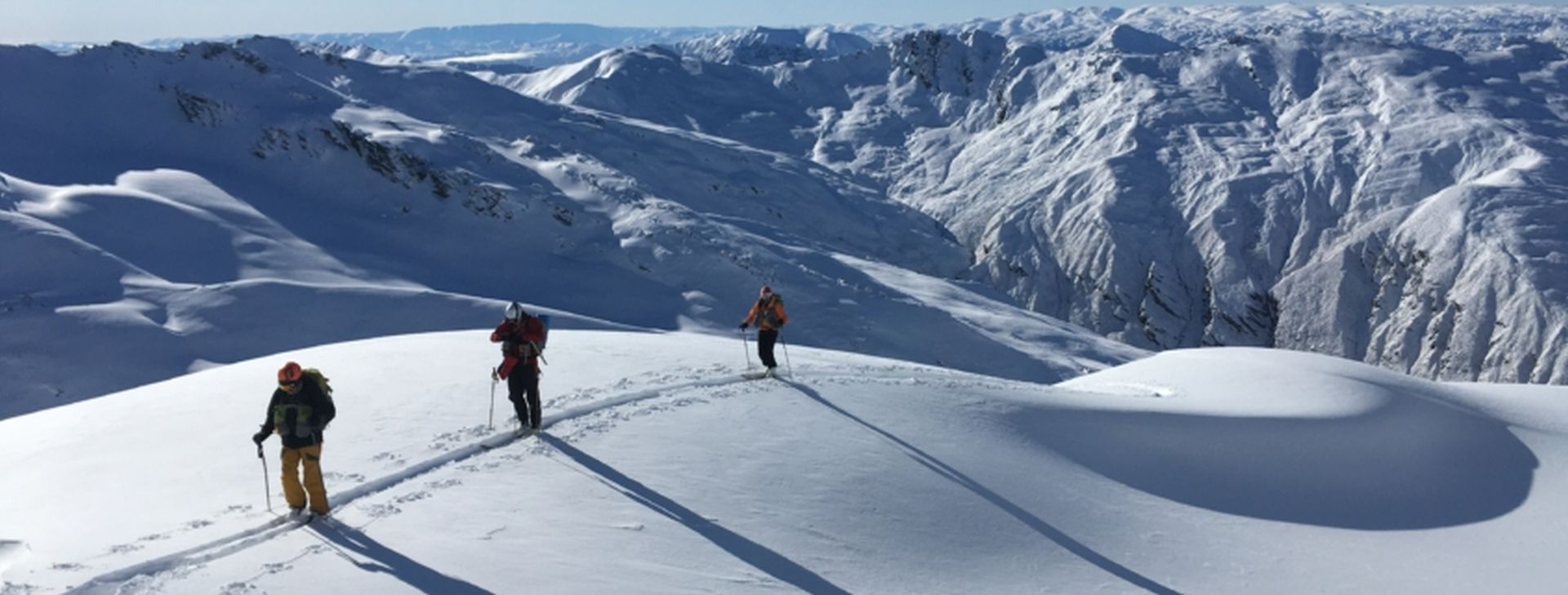 Skiing the Mahu Whenua Traverse