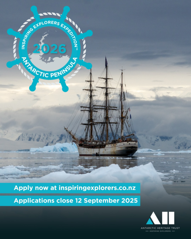What was life like for Antarctica’s early explorers?
Find out by sailing a historic tall ship to the Ice.

Develop your ‘Explorer Mindset’, challenge yourself, and learn about the ships that played an integral part in the heroic era of Antarctic exploration (1898-1922) on the Trust’s next Inspiring Explorers Expedition™.

Scott and Shackleton’s ships were at the heart of Antarctic exploration. 'Discovery', 'Nimrod', 'Terra Nova', 'Aurora' and 'Endurance' supported important science and exploration, and played a part in some of the most incredible tales of survival.

Now it’s your turn to help crew a tall ship to the Antarctic Peninsula. You will become part of the crew, helping sail and operate the ship, and on your return share your story.

If you're curious, and ready to step outside your comfort zone, we invite you to apply through our link in bio!

This expedition is open to New Zealand residents aged 18-30 and will take place from 10 January 2026 – 10 February 2026.

Applications close 12 September 2025.

Thank you to our generous Inspiring Explorers™ Fund donors, your support makes these extraordinary Antarctic expeditions for young people possible.

📷 Bark EUROPA sailing through the Antarctic Peninsula. © Bark EUROPA/Matthew Lynch. Bark EUROPA sailing through the Drake Passage. © Bark EUROPA/Richard Simko. Inspiring Explorer Kitiona Pelasio. © AHT/Anna Clare. Inspiring Explorers on the 2025 Ross Sea Expedition. © AHT/Anna Clare