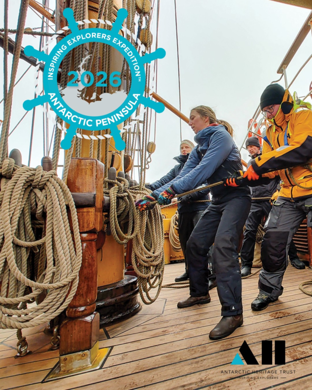 Are you keen to get creative and share the epic story of how ships played an integral part in the heroic era of Antarctic exploration?

As part of our next expedition, we’re asking our Inspiring Explorers™ to work as a team to plan and deliver a group outreach project, sharing your experience of life aboard a historic tall ship, and how Scott and Shackleton’s ships played an integral part in Antarctic exploration.

So, what’s your idea? Maybe it’s through digital technology, art, music, writing, video or many other mediums. Think about what complementary skills your fellow Inspiring Explorers™ could contribute to make the project a success and share this with us when you apply.

Apply now at inspiringexplorers.co.nz or through our Link in Bio!

Applications are open to New Zealand citizens and permanent residents aged 18-30. Applications close 12 September 2025.

Thank you to our generous Inspiring Explorers™ Fund donors, your support makes these extraordinary Antarctic expeditions for young people possible.

📷 Passengers aboard Bark EUROPA. ©Bark EUROPA/Matthew Lynch. Inspiring Explorers Maia Ingoe and Calum Turner recording their outreach podcast project. ©AHT/Anna Clare.