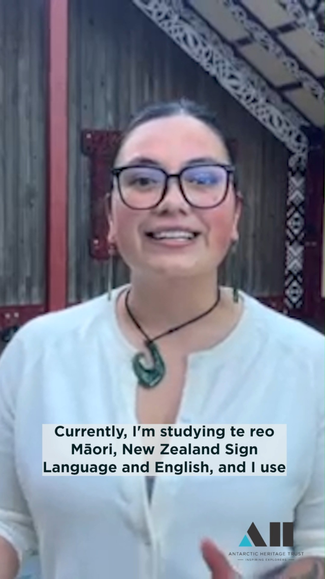 Inspiring Explorer Ngawai Clendon was part of our Inspiring Explorers Expedition™ to the Ross Sea in Antarctica earlier this year.

Ngawai learnt a lot about what it means to be an explorer. Currently she is studying te reo Māori, New Zealand sign language and english to use these skills to share her story about her experience.

Outreach is a key part of the Trust’s Inspiring Explorers™ programme, with each Inspiring Explorer™ becoming ambassadors for the legacy of exploration the Trust cares for.

The Inspiring Explorers™ selected for this expedition will come home with many stories to tell about life aboard a historic tall ship, and how Scott and Shackleton’s ships played an integral part in the heroic era of Antarctic exploration.

If you were to go on this expedition, what special skills would you use to tell your story?

This expedition is open to New Zealand residents aged 18-30 and will take place from 10 January 2026 – 10 February 2026.

If you're curious, and ready to step outside your comfort zone, we invite you to apply at www.inspiringexplorers.co.nz or through our Link in Bio. 

Thank you to our generous Inspiring Explorers™ Fund donors, your support makes these extraordinary expeditions for young people possible. Thanks to Inspiring Explorers Expedition™ Partner Heritage Expeditions and supporter Cheshire Architects for making our previous expedition to the Ross Sea region possible for Ngawai and her teammates.