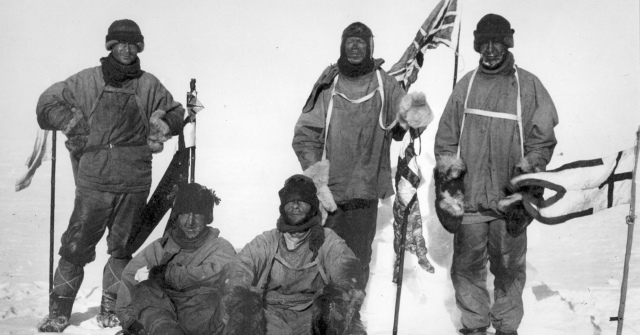 #OnThisDay in 1911, Captain Scott’s main polar party departed from Cape Evans hut, Ross Island, to begin their expedition south.

Eight days prior on 24 October, Scott dispatched an earlier support party equipped with two motor sledges to lay supplies. These failed after little more than 50 miles (80 km) of travel.

Scott’s main party comprised of 12 men, each equipped with a pony and sledge. Only four of these men could accompany Scott all the way to the South Pole; Henry Bowers, Edgar Evans, Laurence Oates and Edward Wilson. What played out over the following weeks is one of history’s greatest tales of endurance and exploration.

📸Scott's Party at The South Pole. Scott's group took this photograph of themselves using a string to operate the shutter on 17 January 1912, the day after they discovered Amundsen had reached the pole first. Antarctica New Zealand Pictorial Collection, Public Domain.
📸Ponies in the stable at Cape Evans before the Polar journey. Canterbury Museum.

#inspire #explore #discover #Antarctica #RobertFalconScott #SouthPole #OTD