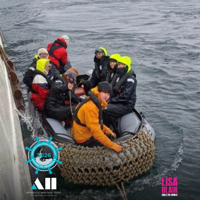 For their final full day in Antarctica, our Inspiring Explorers™ landed on Danco Island where they were welcomed by a lively Gentoo colony.

In the afternoon they completed their biggest walk of the journey with a landing at Orne Harbour taking in the incredible views and enjoying one last moment of stillness before setting sail again toward Ushuaia, Argentina.

This site is home to one of the most southerly Chinstrap penguin colonies and made for an emotional farewell. Some team members declared they would return one day, and all agreed that this experience had been truly special.

Before leaving Antarctic waters, the group joined the 'Bark Europa' crew in a final round of citizen science, gathering data on water temperature, salinity and plankton levels. It was a meaningful way to contribute to the ongoing understanding of this extraordinary environment.

As their tall ship turned north to begin the long sail back, everyone settled in for the journey ahead. Progress will be slowed by prevailing winds and current, but the team is ready for the challenge and looking forward to the days at sea together.

Thank you to our generous Inspiring Explorers™ Fund donors, expedition partner @spiritofadventurenz , sponsor @burnsco_nz , and supporter @barkeuropa .
 
📷The team off to do science. Looking down at 'Bark EUROPA' in Orne harbour. Lisa Blair with Inspiring Explorers Sam, Margot, and Libby during a walk at Orne harbour. 'Bark EUROPA' amongst Ice. © AHT/Mike Barber