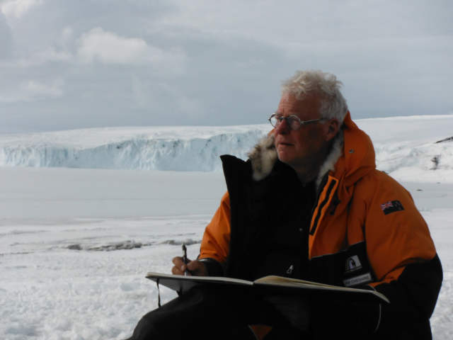 The Trust is deeply saddened by the passing of Pip Cheshire.

Pip was a cherished member of the Trust's Design Team and a longstanding friend to many.

Pip’s architectural vision and expertise have left an enduring legacy on both New Zealand and Antarctica. His work as Project Architect for the Ross Sea Heritage Restoration Project was pivotal in developing the conservation plans and methodology for preserving the expedition bases of Carsten Borchgrevink, Sir Ernest Shackleton, Robert Falcon Scott and Sir Edmund Hillary.

In 2024, Pip was honoured as a Companion of the New Zealand Order of Merit (CNZM) for his exceptional contributions to the field of architecture and preserving cultural heritage.

Pip also spent time working on the Ice with the Trust during the 2002–03 and 2014–15 seasons, bringing his meticulous attention to detail and profound respect for heritage to some of the world’s most challenging environments.

Pip’s caring spirit and dedication will be profoundly missed by all who had the privilege of working with him. Our heartfelt condolences go out to Pip’s whānau at this time.

📷Pip Cheshire sketching at Cape Evans during the 2014-15 conservation season. © AHT/Lizzie Meek