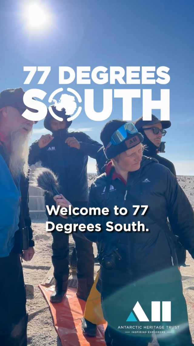 We are excited to share our new podcast series 77 Degrees South!

Follow a team of eight diverse Inspiring Explorers™ through their journey to the Ross Sea, Antarctica, as they venture inside the historic huts of legendary Antarctic explorers Robert Falcon Scott and Ernest Shackleton as part of the 2025 Inspiring Explorers Expedition™ to celebrate 10 years of our Inspiring Explorers™ programme.

Their mission? To conserve and return a precious taonga (artefact), negotiating thick pack ice as they attempt to reach 77 degrees south, the location of Scott’s ‘Discovery’ hut.

Listen to all six episodes of 77 Degrees South now through the link in bio for bonus content or listen on most major podcast channels.

Thanks to Inspiring Explorers™ Fund donors, Expedition Partner @heritageexpeditions, and supporter @cheshirearchitects for making the Ross Sea expedition possible.