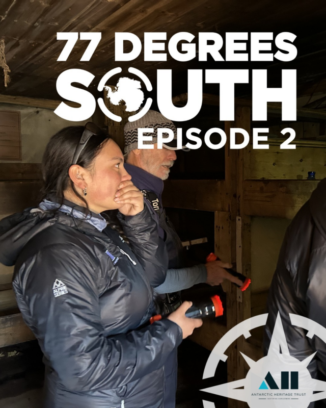 What was it like to stand where the first party to winter over in Antarctica lived through unimaginable conditions?

Episode 2 of 77 Degrees South delves into the significance of Cape Adare and why its preservation matters for understanding the earliest chapters of human presence on the Ice.

Listen to all six episodes of 77 Degrees South now at nzaht.org (link in bio) for bonus content or listen on most major podcast channels.

Thanks to Inspiring Explorers™ Fund donors, Expedition Partner @heritageexpeditions, and supporter @cheshirearchitects for making the Ross Sea expedition possible.

📷Inspiring Explorer Ngawai Clendon inside Borchgrevink's hut at Cape Adare. © AHT/Anna Clare. Borchgrevink playing chess with Klofstad. © Canterbury Museum. While in the pack ice they took the chance to exercise the dogs. © Canterbury Museum. Borchgrevink's hut at Cape Adare. ©AHT