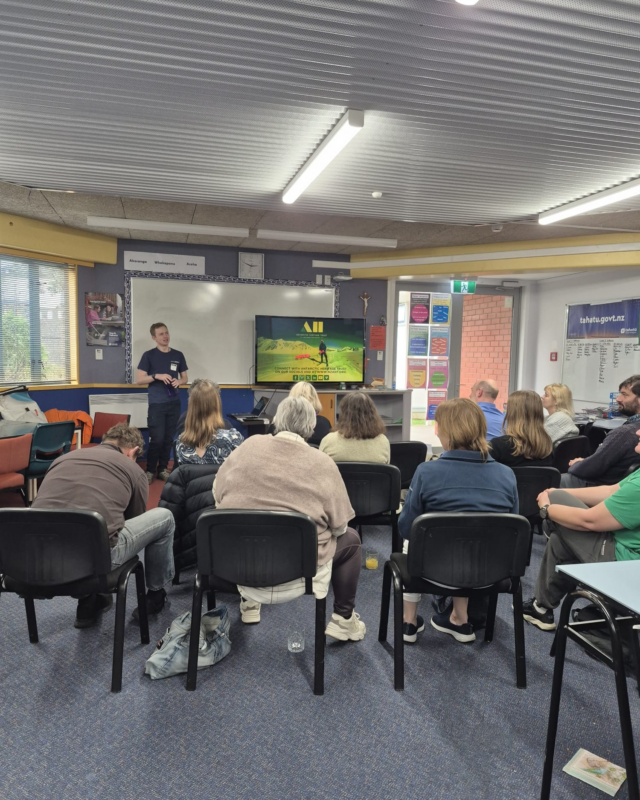 Inspiring Explorer, Matthew Lynch, took a step back into the past when he spoke to a group of 30 Science Technicians and other teachers at St Catherine’s College, Wellington (NZ), about his experiences on the Tall Ship expedition to the Antarctic Peninsula in January.

“My mum works as a Science Technician at the College and organised the talk. It was great to go back. When I was a student there I spent a fair few sick days in my mum’s office doing little science experiments,” shares Matthew.

The audience was fascinated by Matthew’s stories about life on board the 'Bark EUROPA' and visiting the Antarctic Peninsula, with a particular interest in what the food was like and how concerned his parents were about him heading off on a Tall Ship.

Matthew says it was especially meaningful to share with a group which is often quietly working behind the scenes.

“It was an important presentation to me, giving back to a group which doesn’t always get enough credit for how much they shape the experience of Science students.”

Inspiring Explorer, Matthew Lynch, speaking with Science Technicians at St Catherine’s College, Wellington (NZ). © Matthew Lynch