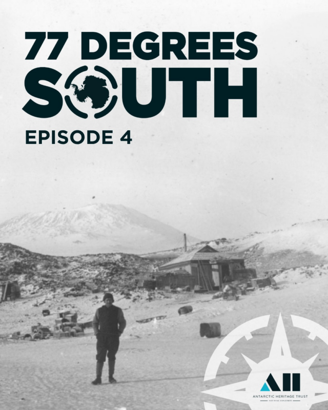 In episode 4 of 77 Degrees South, the team visited Shackleton’s ‘Nimrod’ hut.

Built for Shackleton's British Antarctic Expedition of 1907-1909, this was the base for remarkable achievements including the first ascent of Mount Erebus and reaching a point just 156km from the South Pole – the furthest south anyone had travelled at that time. For over a century, it has stood as a silent witness to one of the most ambitious polar expeditions of the heroic-era of Antarctic exploration.

The Trust spent six years conserving more than 6,100 artefacts at this site. During this work, conservators made an extraordinary discovery in 2010 – five crates of whisky and brandy beneath the hut.

Listen how visiting Shackleton's ‘Nimrod’ hut has left a life-long impact on our Inspiring Explorers™ team.

Listen to all six episodes of 77 Degrees South now at nzaht.org (link in bio) for bonus content or listen on most major podcast channels.

Thanks to Inspiring Explorers™ Fund donors, Expedition Partner @heritageexpeditions , and supporter@cheshirearchitects for making the Ross Sea expedition possible.

Shackleton standing outside 'Nimrod' hut. © Canterbury Museum. Shackleton's 'Nimrod' hut. ©Johnny Harrison. Single bottle of Mackinlay's whisky after thawing at Canterbury Museum. ©AHT/Lizzie Meek. The team outside Shackleton's 'Nimrod hut. ©AHT/Anna Clare