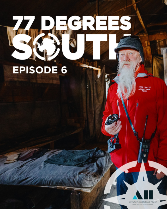 Throughout their journey to the Ross Sea region, our Inspiring Explorers™ have learned about Antarctic heritage conservation from someone who dedicated nearly two decades to protecting these remarkable sites. Al Fastier, the Trust's former Programme Manager of the Ross Sea Heritage Restoration Project and a member of Heritage Expeditions’ crew, guided our explorers throughout the expedition.

Al's extensive knowledge of the historic huts and their conservation has brought these sites to life for our team. From sharing stories of the early explorers to explaining the complex challenges of conserving buildings and artefacts in one of Earth's most extreme environments, Al’s mentoring has given our young explorers unique insights into Antarctic heritage conservation.

In episode 6 of 77 Degrees South, listen as Al talks about a ‘Spirit of Place’ and what that means when connecting to something special.

Listen to all six episodes of 77 Degrees South now at nzaht.org (link in bio) for bonus content or listen on most major podcast channels.

Thanks to Inspiring Explorers™ Fund donors, Expedition Partner @heritageexpeditions, and supporter @cheshirearchitects for making the Ross Sea expedition possible.

📷Trust's former Programme Manager Al Fastier inside Shackleton's 'Nimrod' hut. © AHT/Daniel Bornstein. The team interviewing Al Fastier at Cape Adare as part of their podcast 77 Degrees South. Inside Scott's 'Terra Nova' hut. © AHT/Anna Clare. Inside the tables at Scott's 'Terra Nova' hut. © AHT/Calum Turner