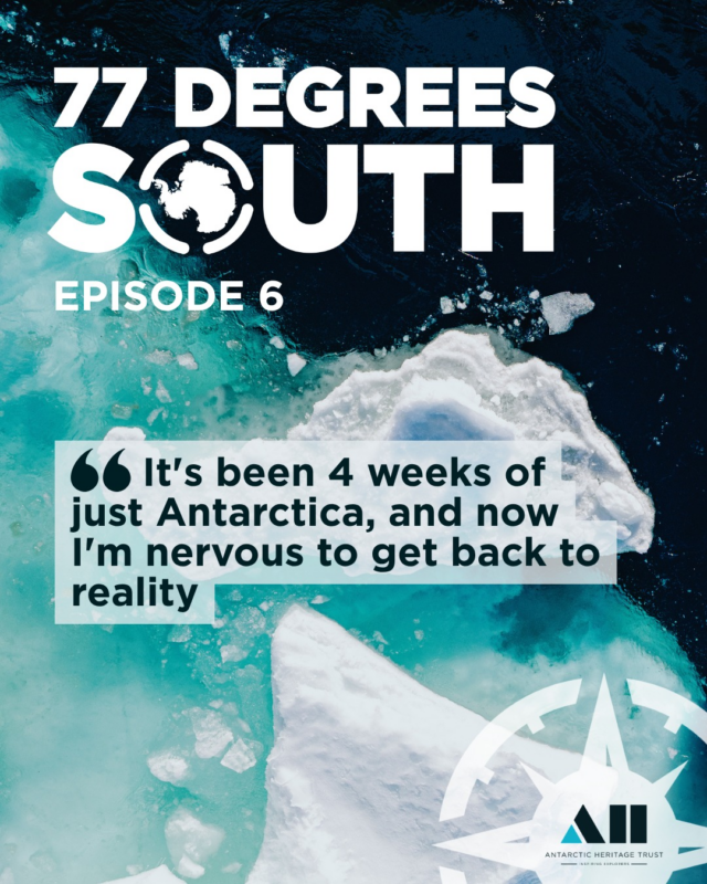 In episode 6 of 77 Degrees South, the team speak with Inspiring Explorer James Blake who followed Shackleton’s route across South Georgia on the first Inspiring Explorers Expedition™ over ten years ago, and later documented the discovery of the wreck of ‘Endurance’.

Listen along and scroll through these images to step deeper into the journey.

Listen to all six episodes of 77 Degrees South now at nzaht.org (link in bio) for bonus content or listen on most major podcast channels.

Thanks to Inspiring Explorers™ Fund donors, Expedition Partner @heritageexpeditions, and supporter @cheshirearchitects for making the Ross Sea expedition possible.

📷Antarctic sea ice. Reflecting on their journey home at Campbell Island. © AHT/Daniel Bornstein. The team on deck of the 'Heritage Adventurer' heading home. © AHT/Louise Piggin. Taffrail and ship's wheel, aft well deck of the Endurance. © Falklands Maritime Heritage Trust and National Geographic. Inspiring Explorers Daniel and Ngawai at Campbell Island. © AHT/Calum Turner. Inspiring Explorers during the 2015 expedition crossing South Georgia. © AHT/Tom MacTavish.