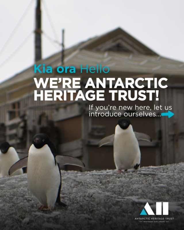 We’ve got a few new Antarctic history lovers around here lately, so we thought we’d reintroduce ourselves 👋❄️

Swipe through to get to know us, what we do, and the pretty special places we care for. 👉