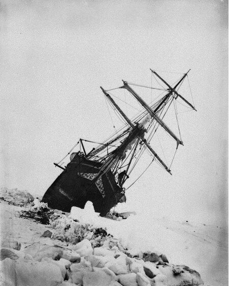 #OnThisDay in 1915, water began pouring into Shackleton's expedition ship 'Endurance'. Shackleton was leading the Imperial Trans-Antarctic Expedition (1914-1917) with the objective of attempting to make the first land crossing of the Antarctic continent. However, the ship had become trapped in the sea ice and the men had been living on the ship for months as the pressure from the ice began to slowly crush it.

A few days later, on 27 October, Shackleton gave the order to abandon ship. All provisions and equipment were transferred to camps on the ice before the ship disappeared into the depths of the Weddell Sea a month later on 21 November. The men drifted north for months on their ice floe camp, and any ambition of crossing Antarctica dissipated. The mission had become one of survival and sparked one of the greatest polar adventures of all time.

📸 'Endurance' heeling over to port due to ice pressure. Canterbury Museum

#inspire #explore #discover #Antarctica #OTD